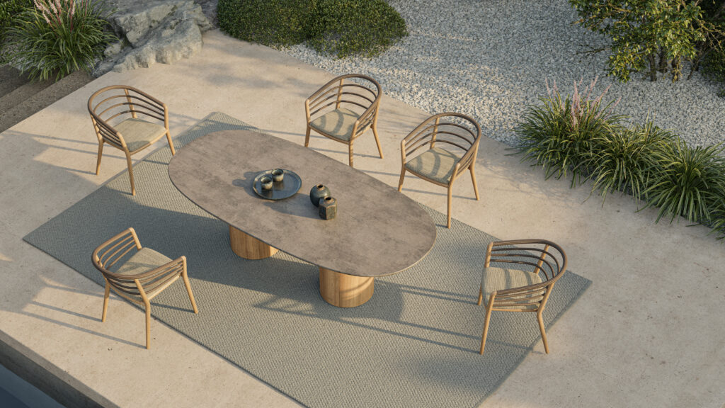 Royal Botania Archy dining chair Buitenstoelen en banken