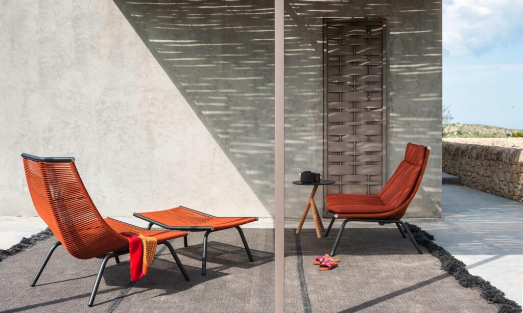 Roda Laze lounge chair Outdoor Relaxen en loungestoelen