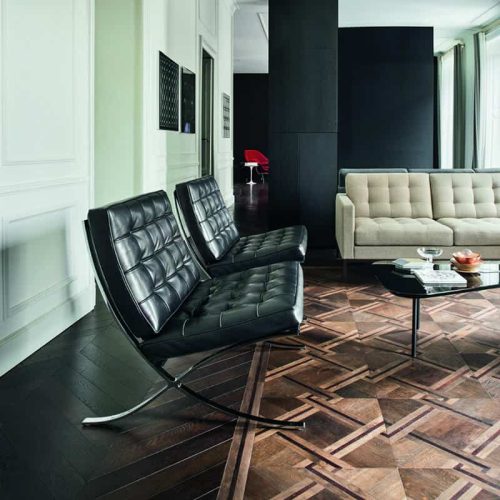 Knoll iconisch design barcelona chair zwart